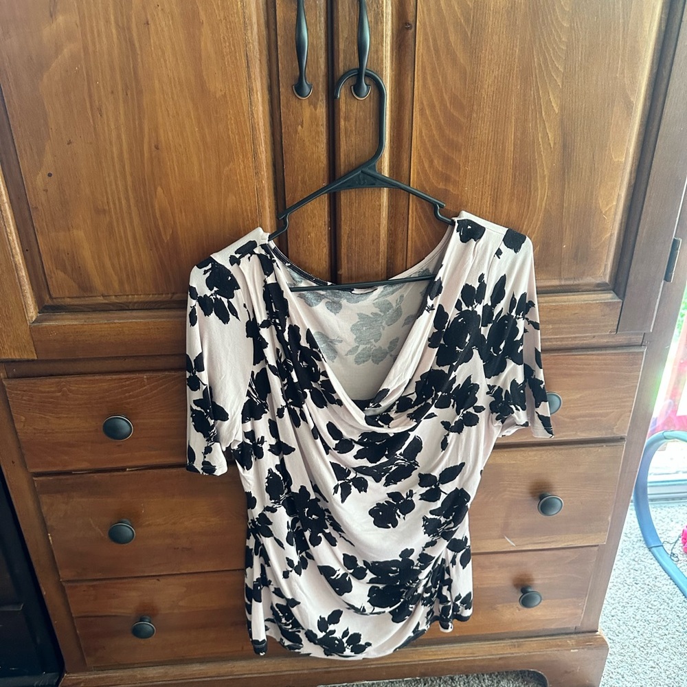 Pink & Black Top
